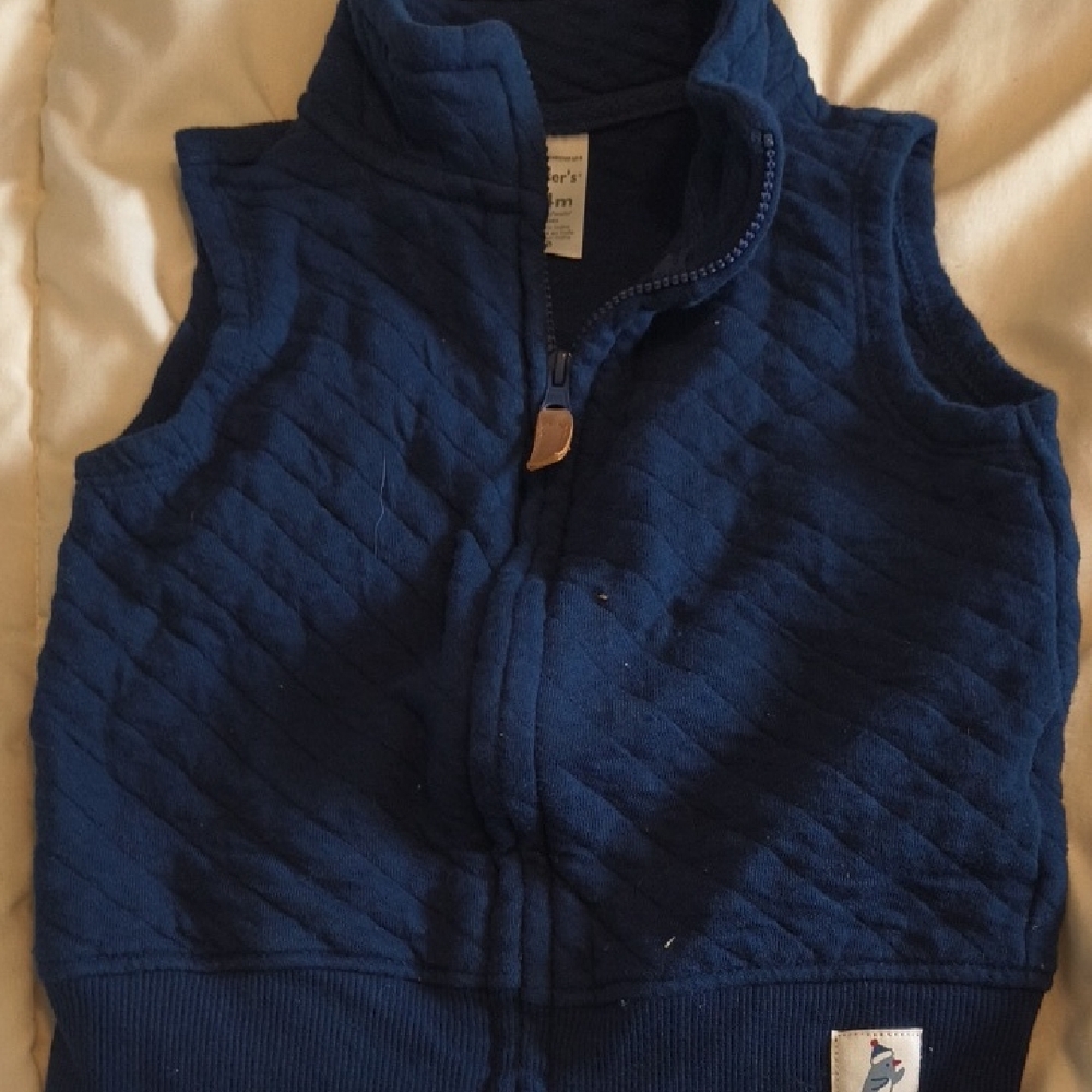 Carter's Navy Quilted Toddler Vest